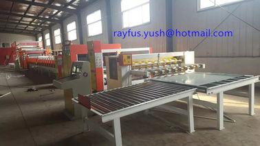 3 4 5 Ply Lini Produksi Karton Keras Rotary Cut Off Helical Knife Cut To Sheet